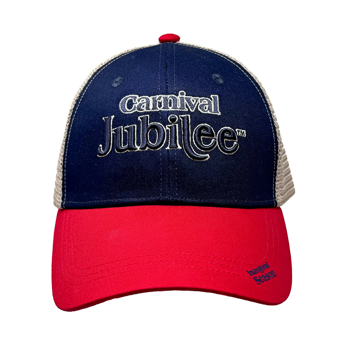 Carnival Cruise Jubilee Inaugural 2023 Sailing Souvenir Straw Hat - Rare! 